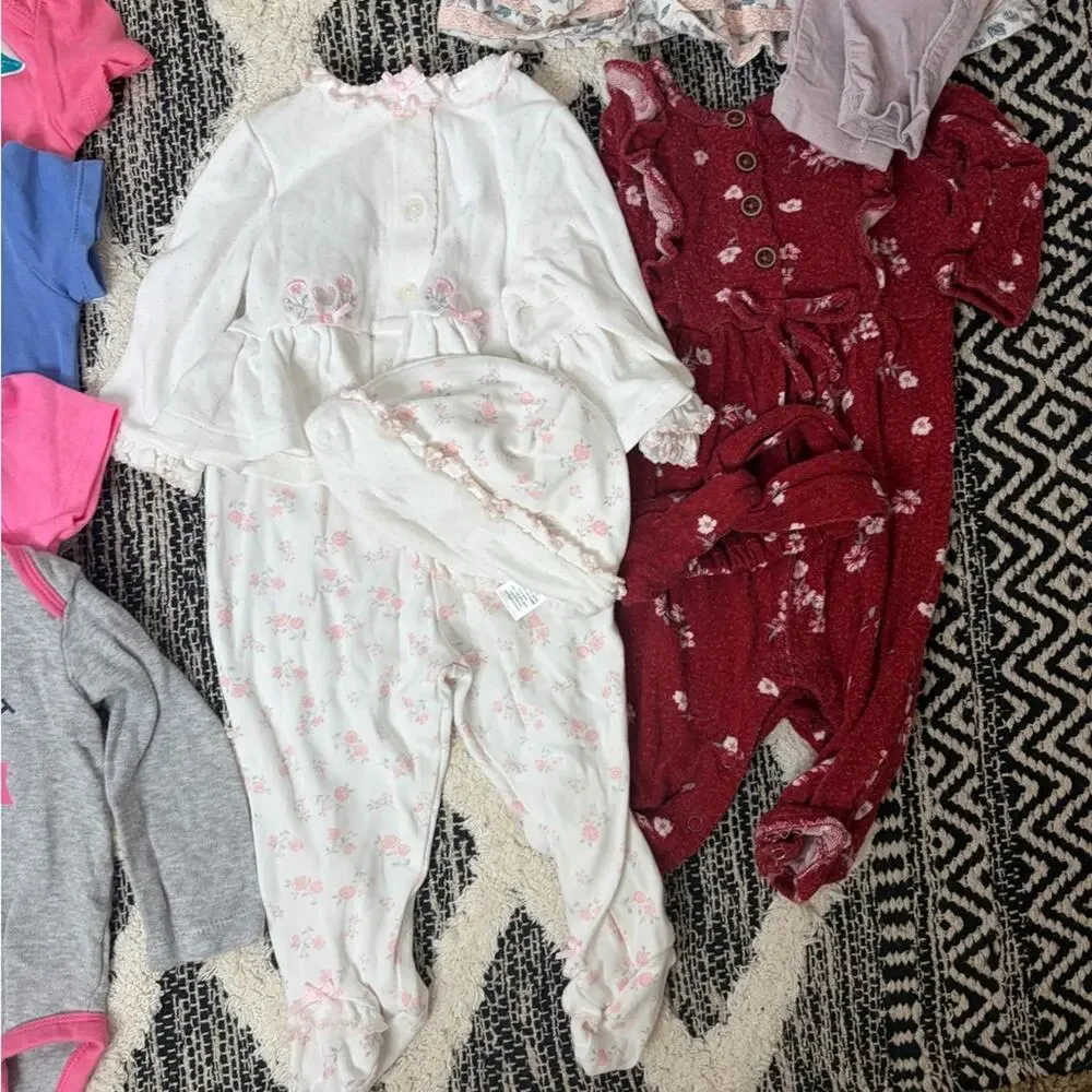 Baby Girl One Pieces Set size 6mo 3/6mo spring bundle euc! Summer clothes